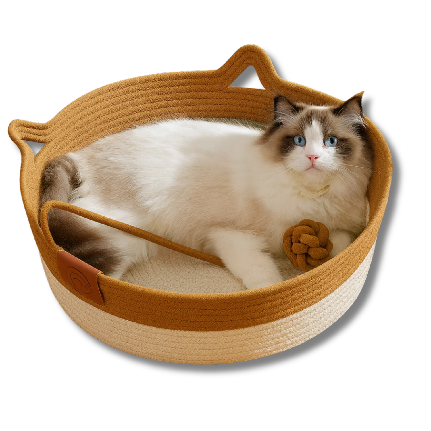 Le Panier Naturel Zevlo avec balle en corde